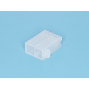 MF-2MA, Разъем питания (с контактами) Mini-Fit, 2pin, вилка на плату прямая, шаг 4,2мм