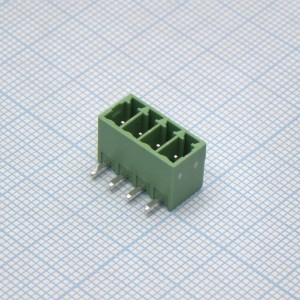 15EDGRC-3.5-04P-14-00A(H), Разъемный клеммный блок на плату, 4 контакта. Серия 15EDGRC-3.5
