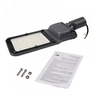 Светильник светодиодный консольный ДКУ-100Вт 5000К 16000 Лм IP65 серый 5 лет гарантии Jazzway 5047402