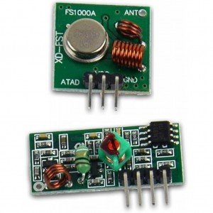 433MHz KIT transceiver, Комплект передатчик + приемник 433МГц для Arduino продуктов