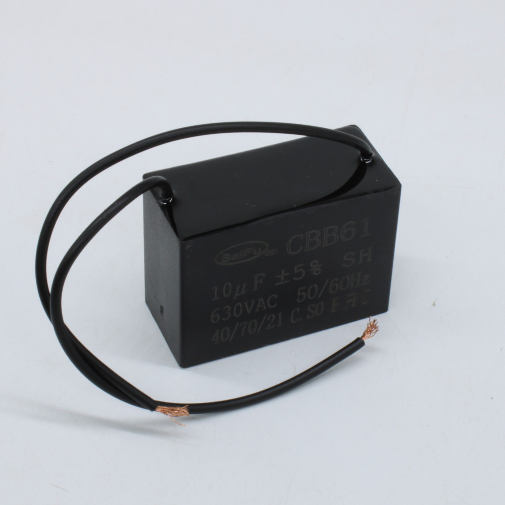 Изображение товара Конденсатор CBB61 10UF 630V металллизированный в герметичном корпусе