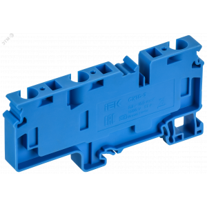 ARMAFIX Клемма пружинная CX10-3 BU 10мм2 трехконтактная синяя IEK AF-CT40-00-3-K07-010