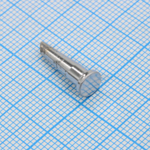 MW12-DB-02-45, Жало паяльное износостойкое для паяльников ПРТ-90, односторонний срез под углом 45°, 2.5мм