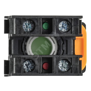 Кнопка d=22мм 1NO+1NC зел-ная MASTER MI-BT60-11-3-22-K06