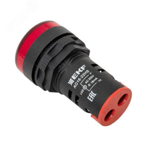 Матрица светодиодная AD16-22HS крас. ledm-ad16-r, Лампа сигнальная d22-230V красн