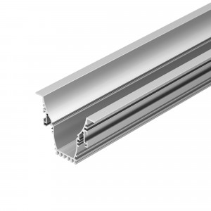 ARH-LINE-6650-F-COMFORT-2000 ANOD, Под заказ от 10 м. Алюминиевый анодированный встраиваемый профиль для светодиодных лент и линеек. Габаритные размеры (LхWхH): 2000x66x50 мм. Паз для установки 50мм. Ширина площадки для ленты 18,2 мм.