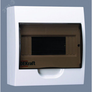 Корпус навесной ЩРН-П-8 20х18х10 8мод. IP41 пластик. 31010DEK