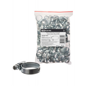 Хомут червячный, d 16-25 мм, оцинк (упак. 100 шт) SQ1807-0352