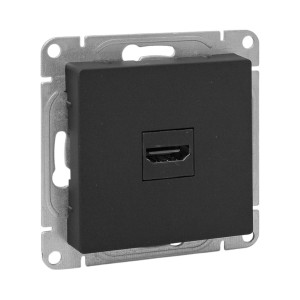 Механизм розетки HDMI, ч-рный Эпика EKF UP1-SOB-HDMI