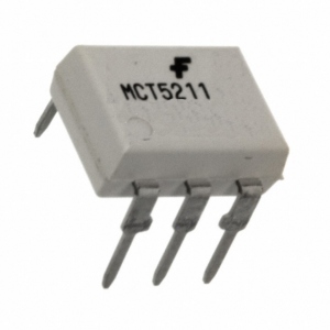 MCT5211M, Оптоизолятор 7.5кВ транзисторный выход c выводом базы 6DIP