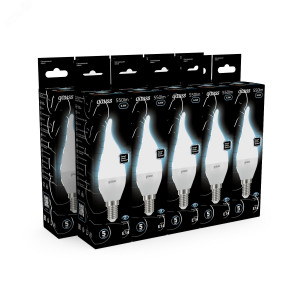 Лампа LED Candle tailed E14 6.5W 4100K 1/10/50 104101207