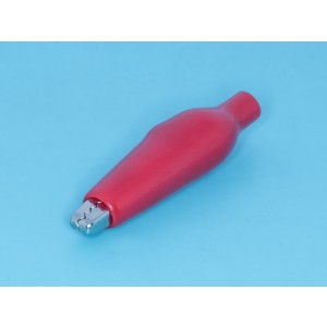 ITA-43R, Зажим изолированный 43мм тип 'aligator', красный