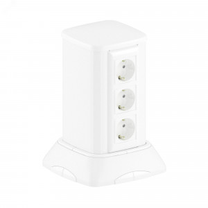 Миниколонна алюминиевая, 0.25м, цвет белый 19522