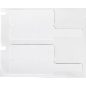 brd217024, BPTFP-01-425 этикетки, материал В-425, белый полипропилен, Р-образный флажок, размер 30х10мм, 1000 шт. в рул.(для ВВР11\12)