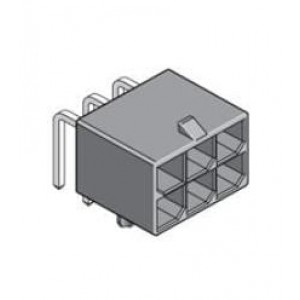 172064-0002, Проводные клеммы и зажимы Mega-Fit RA Hdr Assy 2 ckt 15u" Au