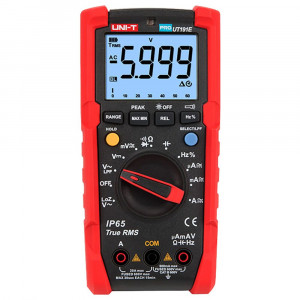 UT191E, Цифровой мультиметр, True RMS, IP65, автоматический выбор диапазонов измерений