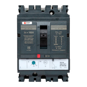 Выключатель автоматический 3п 160/160А 36кА ВА-99C Compact NS PROxima mccb99C-160-160