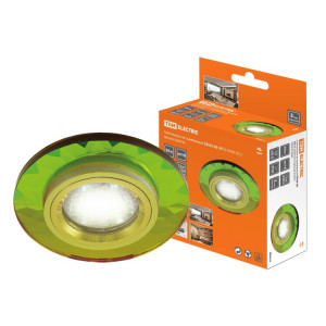 Светильник встраиваемый СВ 03-03 MR16 50Вт G5.3 мульти/золото SQ0359-0048