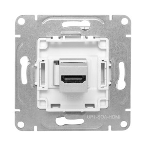 Механизм розетки HDMI, алюминий Эпика EKF UP1-SOA-HDMI