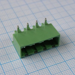 2EDGRC-5.08-04P-14-00A(H), Разъемный клеммный блок на плату, 4 контактов. Серия 2EDGRC-5.08