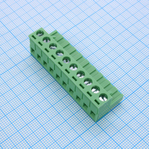 2EGTK-5.08-10P-14-00, Разъемный клеммный блок, 10 контактов. Серия 2EGTK-5.08