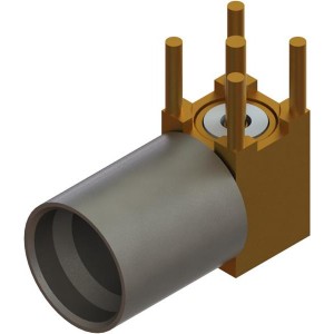 SF1212-6000, РЧ соединители / Коаксиальные соединители SMP M PCB Thru-Hole Conn, R/A, FD