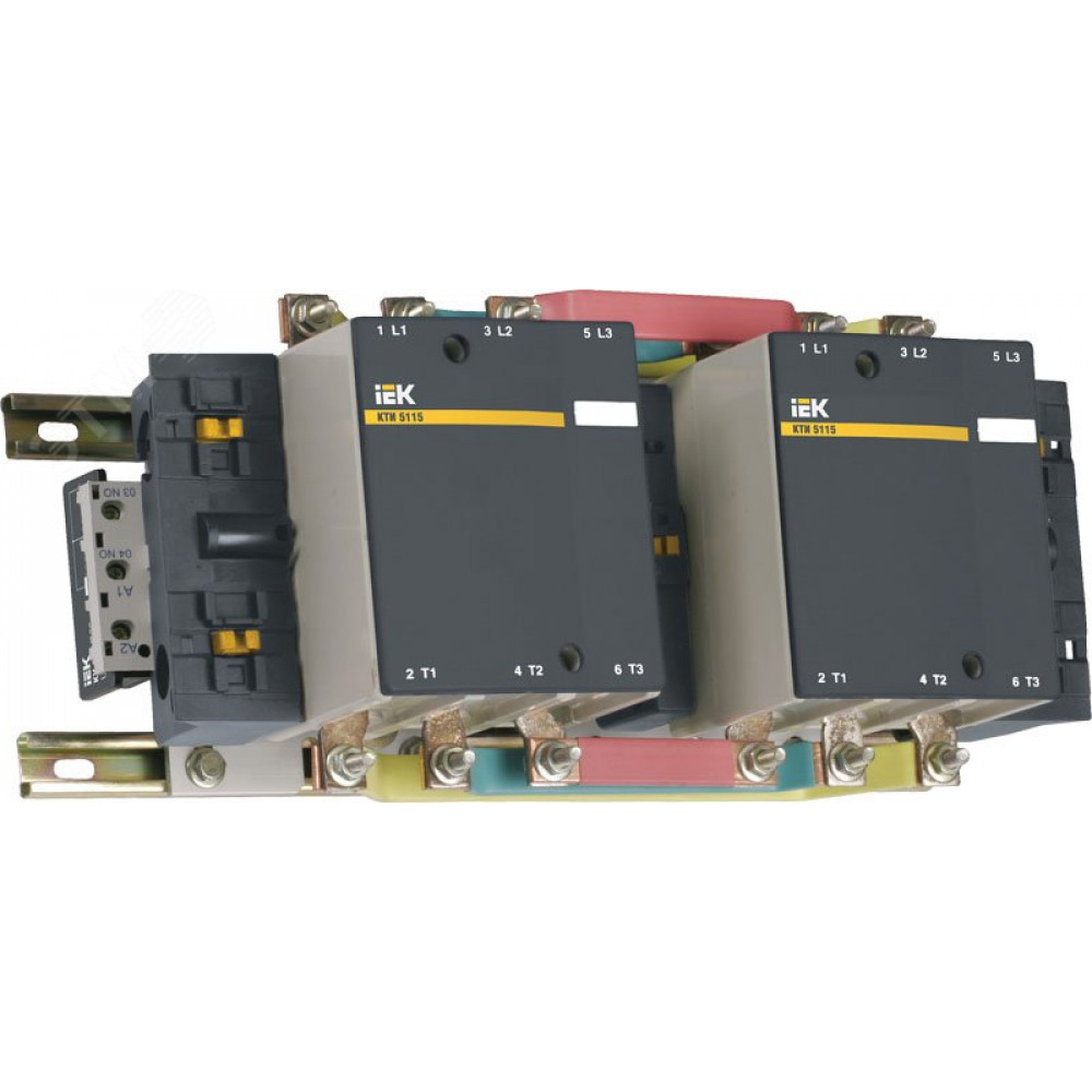Изображение товара Контактор КТИ-51153 реверс 115А 230В/АС3 IEK