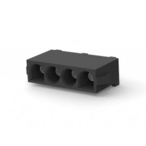 1-2213753-3, Проводные клеммы и зажимы 4 POS HIGH TEMP MATE-N-LOK SKT ASSM