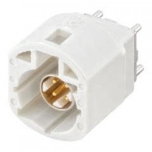 D4S12H-40MA5-B, РЧ соединители / Коаксиальные соединители Straight Plug PCB w/Housing T&R White