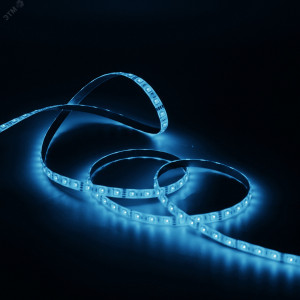 Лента LED 5050/60-SMD 14.4W 12V DC холодный белый (блистер 5м) (кр.1шт)