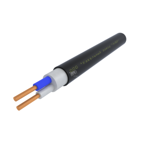 Кабель силовой ППГнг(А)-HF 2х1.5ок(N)-0.66 однопроволочный черный (бухта) 00-00009435