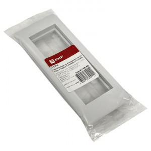 Рамка+суппорт 6 модулей (3 поста) для парапетного кабельного канала EKF C-Line