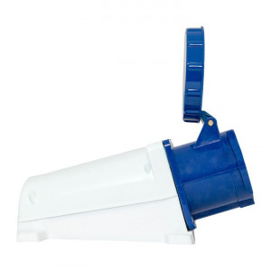 Розетка стационарная наружная 133 2Р+РЕ 63А 220В IP67 EKF