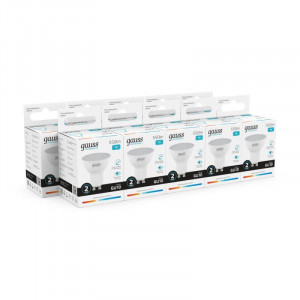 Лампа светодиодная Elementary 7Вт MR16 софит 4100К нейтр. бел. GU10 550лм 13627