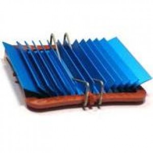ATS-50375P-C1-R0, Радиаторы maxiFLOW Heatsink with maxiGRIP Attachment, T766, Blue-Anodized, 37.5x37.5x17.5mm