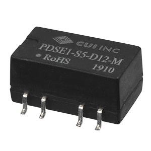 PDSE1-S5-S9-M, Преобразователи постоянного тока в постоянный с изоляцией dc-dc isolated, 1 W, 4.5 5.5 Vdc input, 9 Vdc, 0.111 A, single unregulated output, SMT, tube pckg