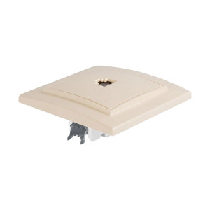 Розетка RJ-45 1-мест. СП бежевый Минск EKF