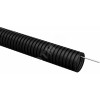 ELASTA Труба гофр. ПВХ d=32мм с зондом черная (25м) ET-TG21-121-032-025-K02