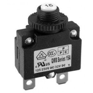 QMB-053-11C3N-3BA, Автоматические выключатели 5A FRT PANEL PLASTIC .250 QC TAB TUV