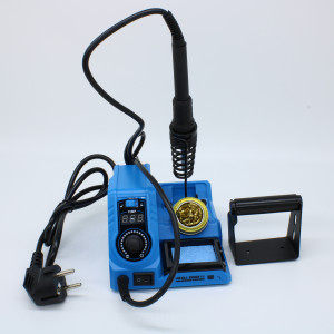YH926LEDV3 Blue color, Паяльная станция 130Вт, паяльник YH928D-I 60 Вт, регулировка температуры нагрева 200°C~500°C, в комплекте с подставкой и губкой для чистки жала