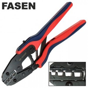 DR-1035GF, Кримпер для обжима кабельных наконечников FASEN DR-1035GF