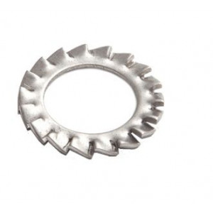 Шайба стопорная с наруж. зубцами М4 DIN 6798 INOX EKF shst4-INOX