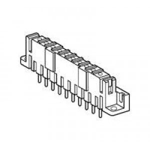 207613-7, Электропитание платы 10P SCKT HEADER GLD METRIMATE