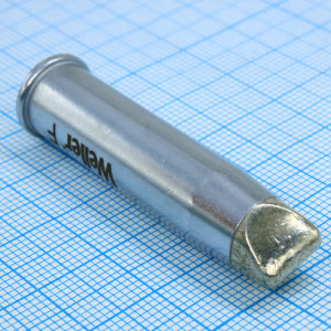 XHT F soldering tip 9.3x2mm Chisel, Жало для паяльника WP200/WXP200, резец ширина 7,6мм, толщина 1,5мм