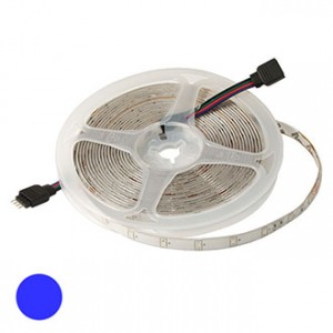 2835 300LED IP65 12V BLUE, LED-лента/ синий/ 470nm/ 60LED на метр/ U=12V/ 4 Вт на метр/ влагозащитная