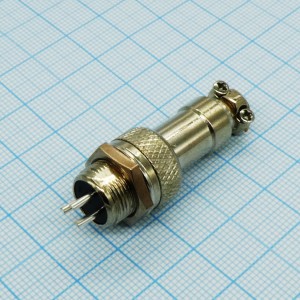 Разъем PH-M12-3FC+MP комплект, вилка приборная+розетка кабельная