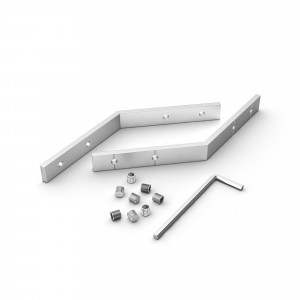 Соединитель профиля SL-LINIA45-FANTOM-L135 Set 030152, Коннектор (угол к плоскости) для соединения 2-х отрезков профиля SL-LINIA45-FANTOM под углом 135°. Устанавливается в паз. Цена за 1 комплект.