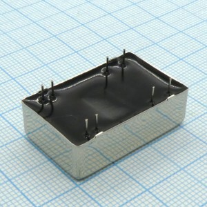 AM4TW-2405DH35Z, DC/DC, 4Вт, вход 9…36В, выход ±5В/±0.4А, изоляция 3500В DC, КПД 79%, максимальная емкостная нагрузка не более ±330мкФ, DIP24, 31.75x20.32x10.16мм, -40…85°C, металл