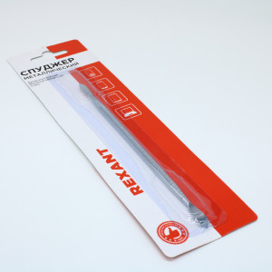 Спуджер металлический узкий 170мм, Лопатка двухсторонняя