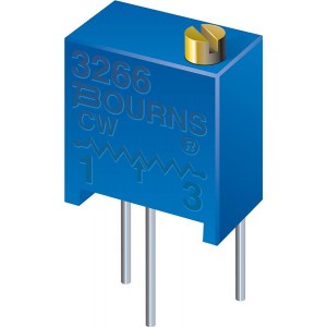 3266X-1-105, Подстроечные резисторы - сквозное отверстие 1/4